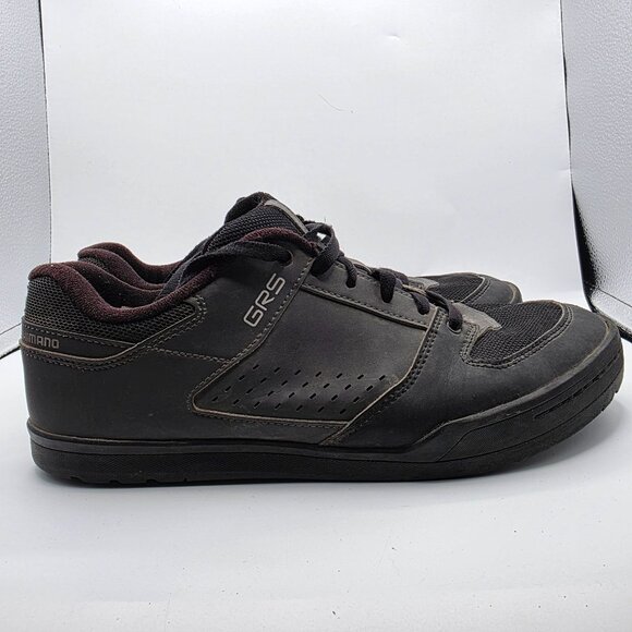 Shimano GRS Mens Size 11.2 Black Mountain Bike Flat Shoes Summer Riding - Picture 12 of 13